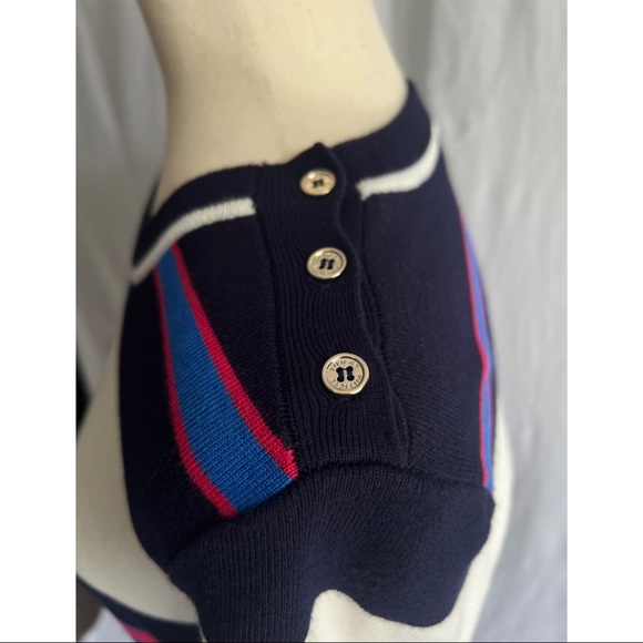 Tommy Hilfiger Navy/Red/Cream Striped Body Dress - NWT - Picture 3 of 5